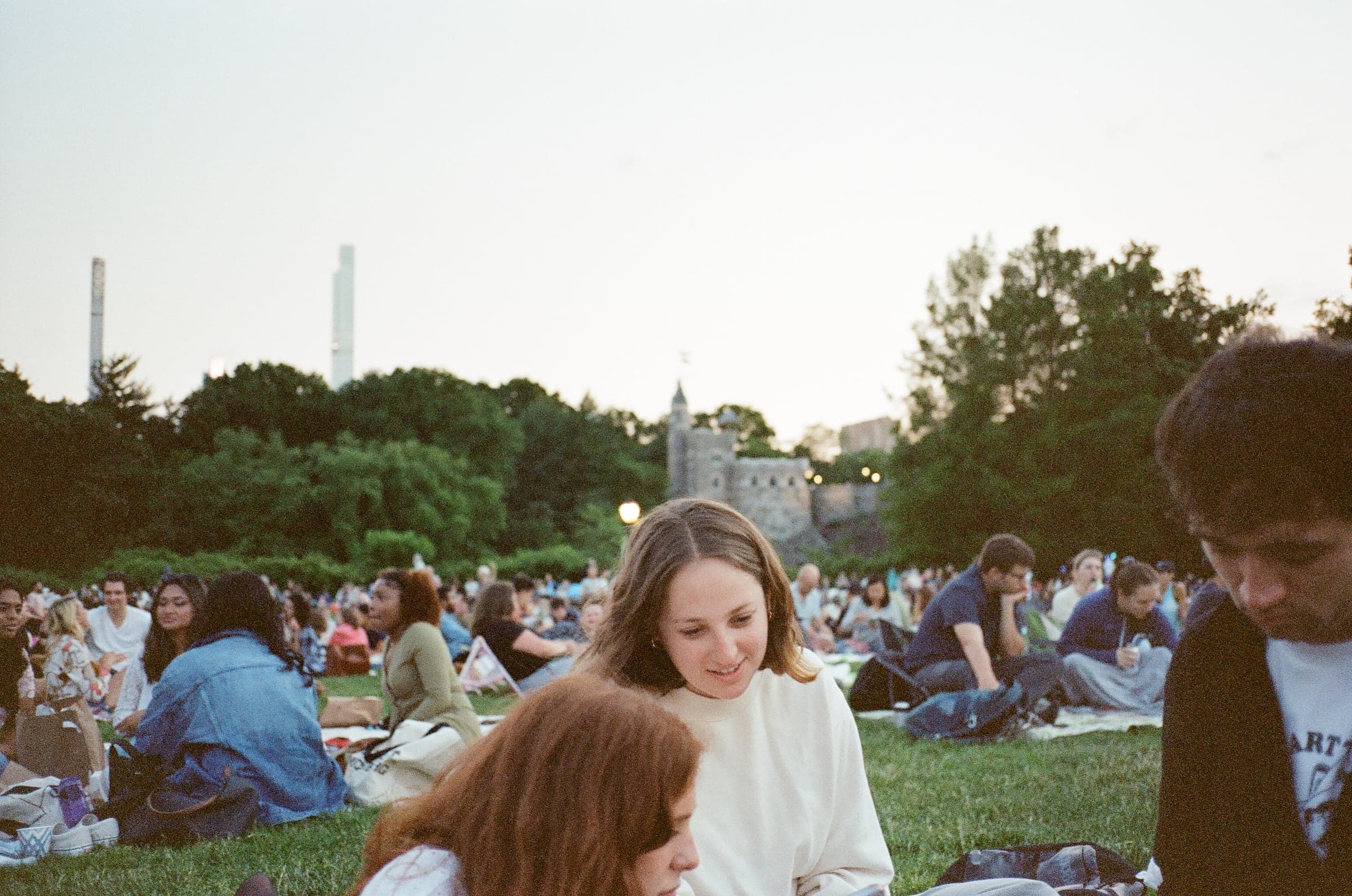 Summer evening on the great lawn